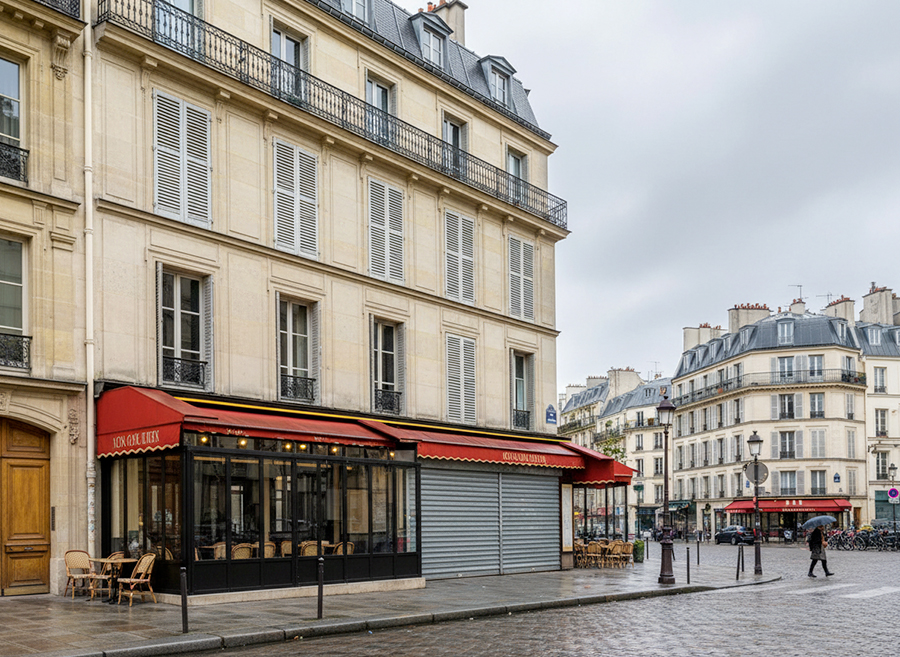 1-renovation-volets-metalliques Volet métallique présentant des signes de rouille et d'usure nécessitant une rénovation