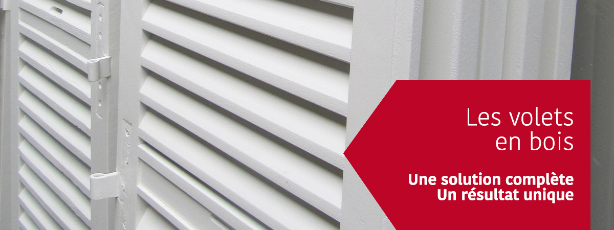 rénovation de volets en bois traités par TIM en région parisienne